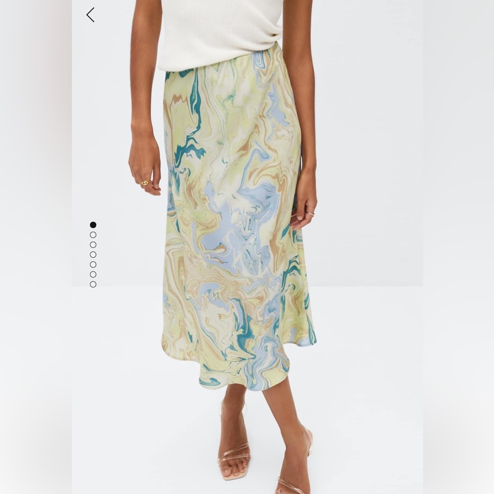 NWT Mango marble print skirt